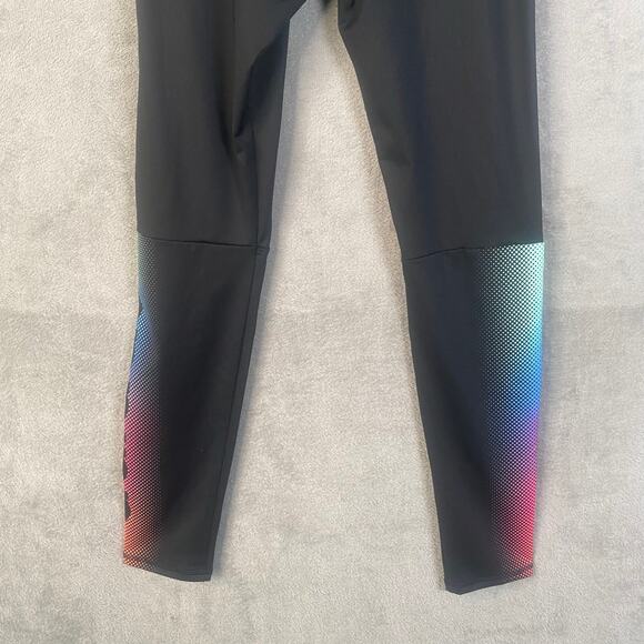 Adidas Leggings Girls Size XL Rainbow Spellout Logo Gym Athletic Sportswear‎ - Picture 6 of 14